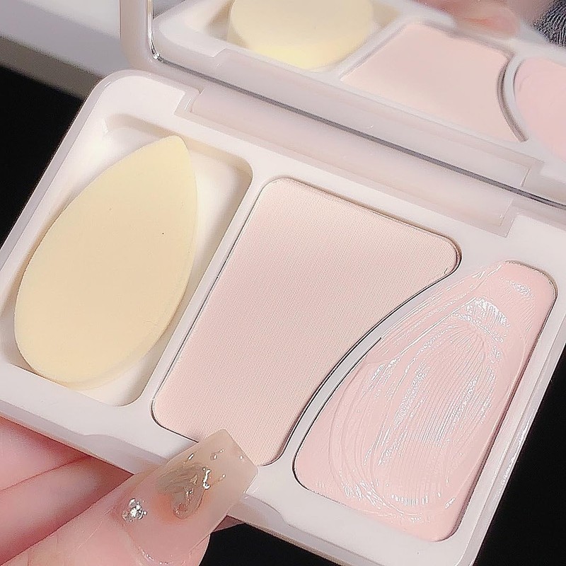 UNYOKE Highlight Palette, Matte Highlight Cream, Contour Concealer Cream, Face
