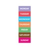 SMILEYBOARD - Weekday Magnets - Pack of 7 - 10cm
