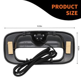 Aspaton Rear Tailgate Handle Backup Camera Compatible with 1999-2006 Silverado and Sierra GM1916102 15046512 15228539