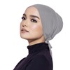 Faticinfa Under Scarf Hijab Cap with Tie-Back Closure Jersey Hijab