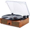 Digitnow! Vinyl Record 3 Speed Player Wireless Bluetooth Turntable with