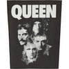 Queen Faces Back Patch Black