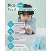 GOONGBE Kids' Korean Silicone-Free Low pH Fresh Shampoo & Conditioner for Sensitive Scalp - Deep Cleansing for Oily Scalps & Softening for Weak, Frizzy Hair - Allergen-Free Scent, 10.1 fl.oz & 6.76 oz
