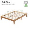 COLAMY 12 Inch Wood Platform Bed Frame，Sturdy Full Size Bed