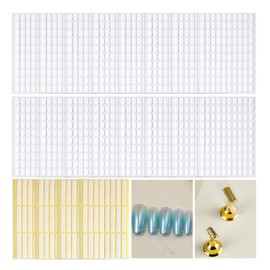 ESUOHYM 1696 Double Sided Tape for Press On Nails Stand holder Sticky Tabs Nail Art Accessories Nail Display Tape Clear False Tip Adhesive Tape for Practice Design DIY Home Salon