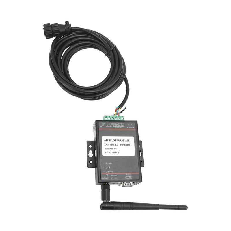 AIS Pilot Plug Cable Connector Aluminum Alloy Housing Strong Signal