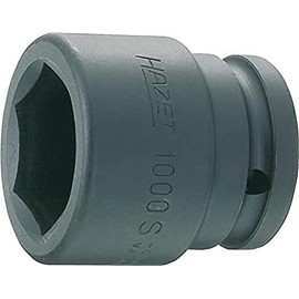 HAZET 1000S-28 Impact Socket Wrench (Hex Type, 0.75 inch (19.0 mm) Insertion Angle