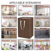 Waterproof Laundry Hamper Collapsible Laundry Basket Leather Handle Laundry Bag