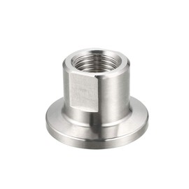 sourcing map Pipe Fitting KF16 Female Threaded 1/4 PT to Clamp OD 30mm Ferrule