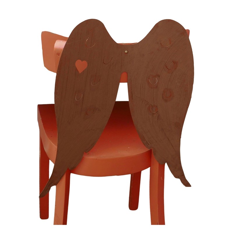 Storm's Gartenzaubereien 2 Angel Wings Metal in Rust Look with