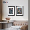 VCK 16x20 Picture Frame 4 Pack, Black Wood Poster Frame,