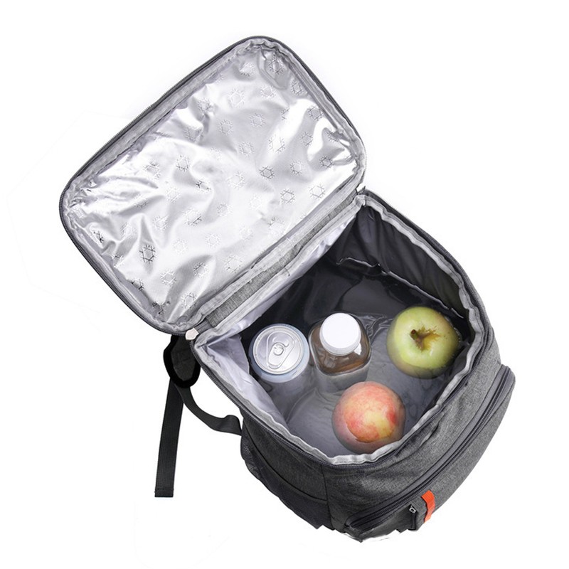 Thermal Insulated Food Delivery Backpack Oxford Cloth and PEVA 18L