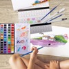 Watercolour Paint Set, 72 Colours, Portable, Vibrant Colours, Solid Watercolour
