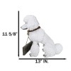 Realistic White French Poodle Dog Fifi Welcome Greeter Statue With