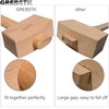 GREBSTK Wooden Mallet Manual Ice Hammer Mallet Beech Solid Carpenter