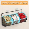 XGVIEGZ Hanging Wire Fruit Basket with Adhesive Hooks, Hanging Fruit