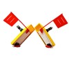 Krazywolf Planer Board (P009),Includes Spring Flag System,Left&Right L8 xW3,Pair,Yellow
