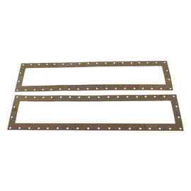 Radiator Tank Gaskets Compatible with Kenworth W900 T600 T800 Semi Trucks 1-Pair Cork 40 Bolt Holes