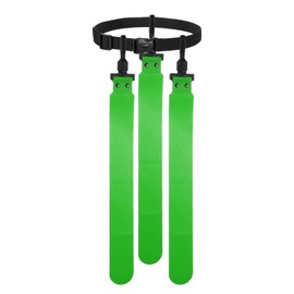 YELARXI Flag Football Set, Adjustable Flag Football Belt with 1 Belt and 3 Flags Easy Tear Away for Men Women Players Training Competition (Green)