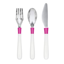 OXO Tot Cutlery Set for Big Kids, Pink