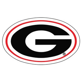 Georgia Bulldogs Magnet (Oval G Magnet (3",6",10",12",18"), 12 in)