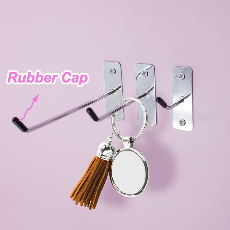 30pcs Wall Mounted Hook Heavy Duty Metal Single Hooks Home