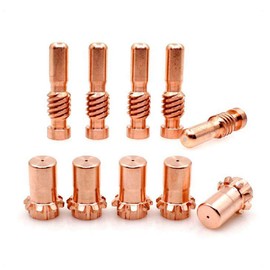 10PCS KP2062-1B1 Nozzle Tip KP2063-1B1 Fit Lincoln Electric PRO-Cut 25 PCT20/80 Plasma Torch Replacement Parts