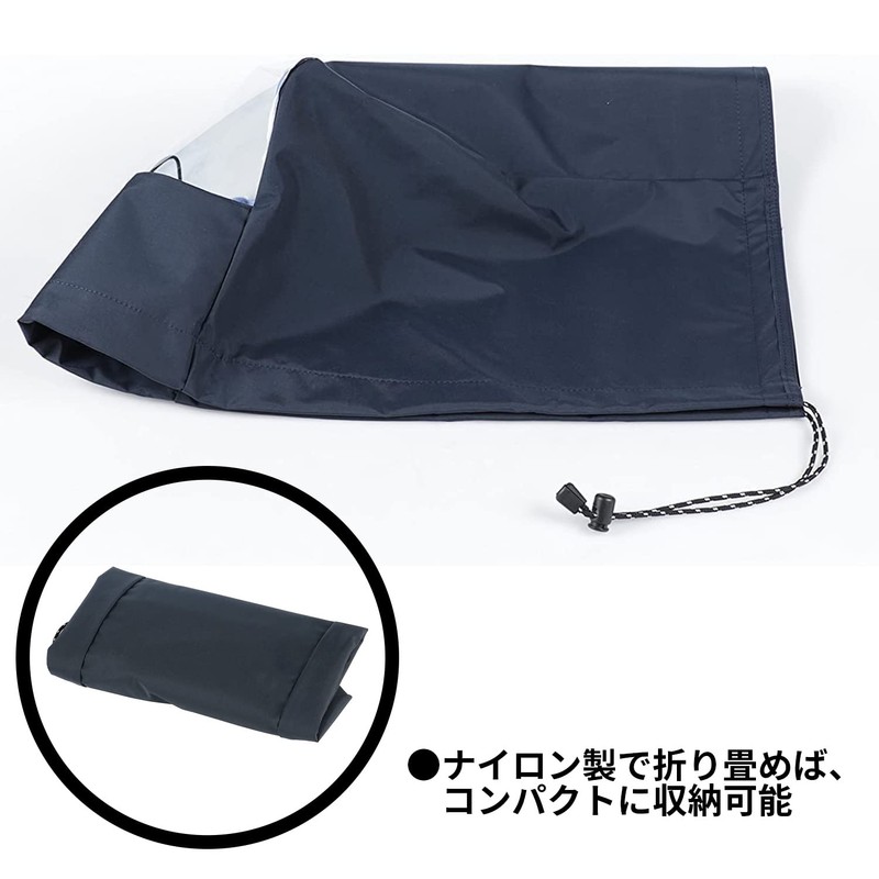 Kenko カメラレインカバーHT Lサイズ 撥水・透湿素材採用 望遠レンズ用 ネイビー KRG-RC01LNV