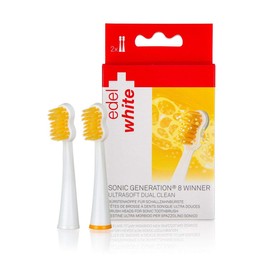 edel+white-SG8 Sonic Generation 8 Sonic Toothbrush Replacement Heads - 2-Pack