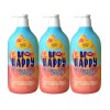 Happy Bath 해피바스 스마일 바디워시 브라이트닝 자몽오렌지 900g 3개 Happybath