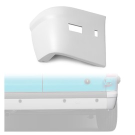 KUAFU Rear Bumper End Cap Compatible with 2010-2013 Ford Transit Connect XL XLT Premium Corner Cap Plastic(PP) Painted White Right Side Replacement for FO1105135 9T1Z17F774DB