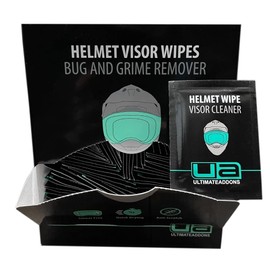 Ultimateaddons Packung mit 100 St�ck Motorrad Visier-Reinigungst�chern