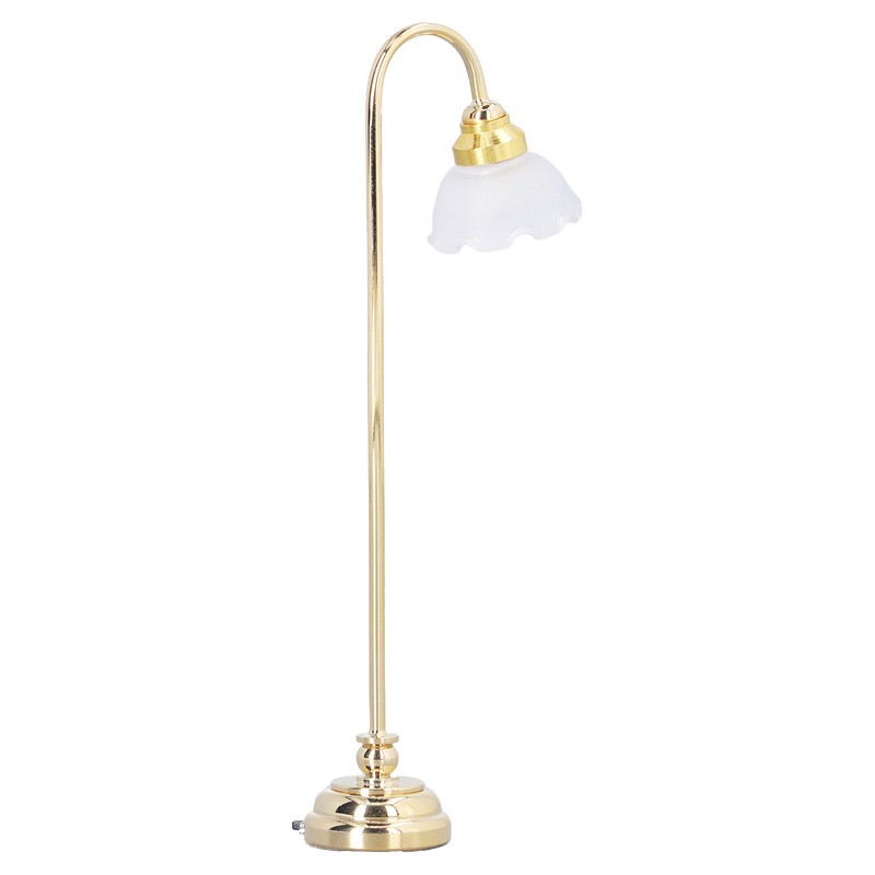 Miniature Dollhouse Floor Lamp 1/12 Scale Miniature Furniture for Dollhouse