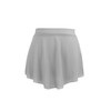 Women Soft Mesh Side Split Short Ballet Dance Skirt, Grey,