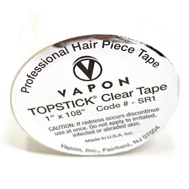 Vapon Double Sided Medical Grade Adhesive Tape Roll, 1 Inches x 108 Inches-Clear