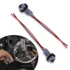 Tesnaao 2 PCS T10 Car Light Bulb Socket Wiring Harness,