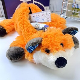 YGCHEN Plush Fox Pencil Case Cute Plush Toy Pencil Case Fox Pencil Case Kids Stationery Bag Pencil Case Pencil Bags Stationery Organiser, orange, Fox