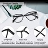 VisiWell 4 Pack Progressive Multifocus Reading Glasses for Women Men