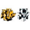 TANCH Mirror Speed Cube Set 2 Pack of 3x3 Mirror