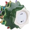 infactory Christmas Decorations: 2 Decorative Ceramic Christmas Trees with LED
