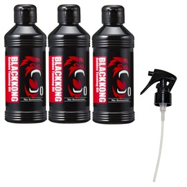 Black Kong Golden Tanning Oil with 1 Trigger SPF0, Black Body Suntan Lotion, 6.1 fl oz (180 ml), BLACKKONG Set of 3