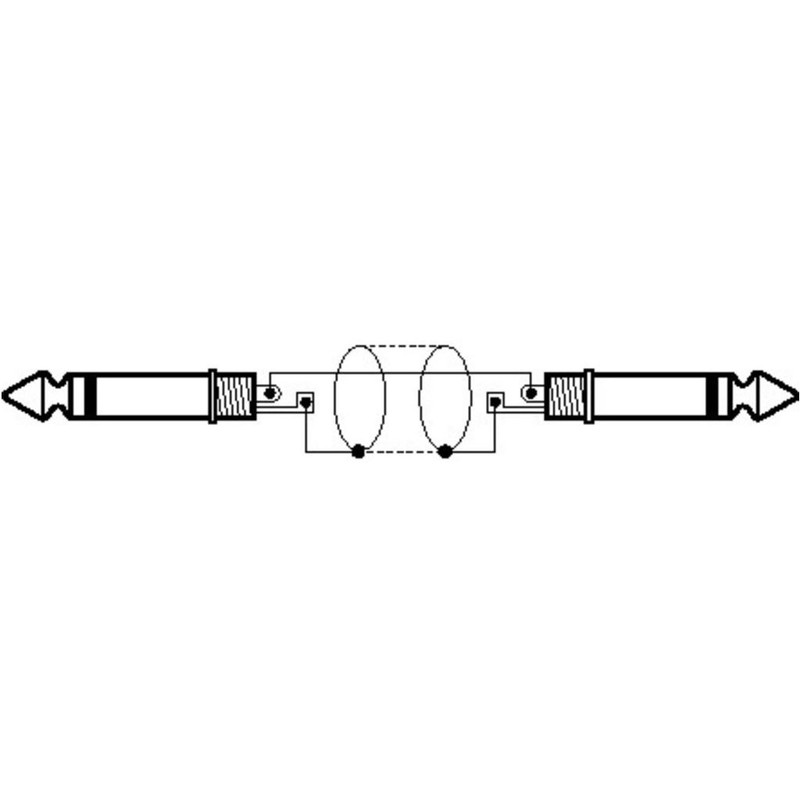 Img Stage Line MCC-100SW JACK to JACK Instrument Cable 1m
