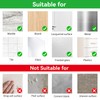 4 Pack Shower Caddy Adhesive Replacement, Adhesive Shower Shelves Hooks