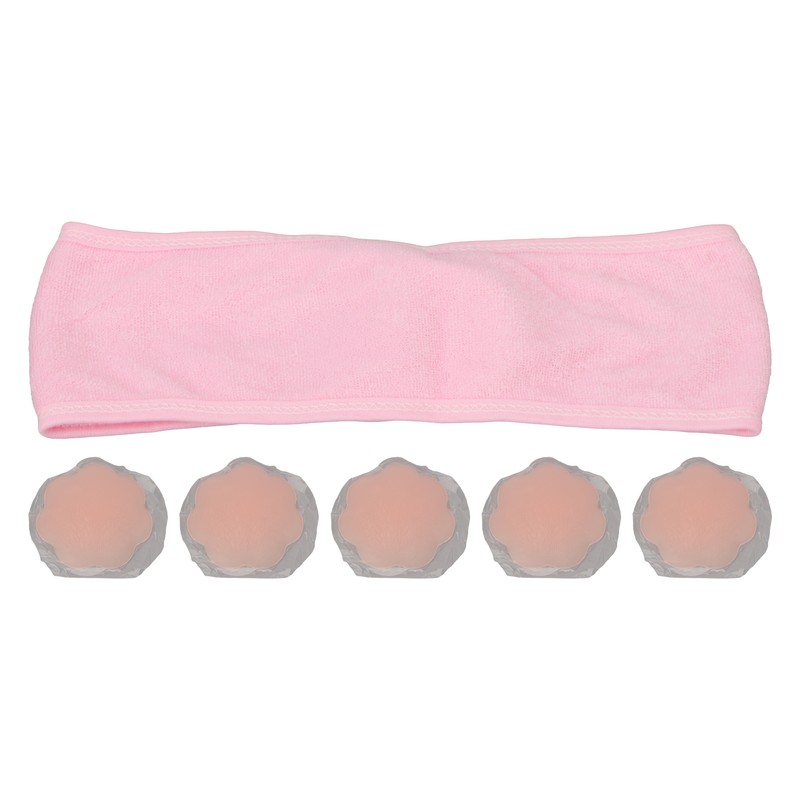 Eyelash Extension Pad Set 5pcs Silicone Adhesive Pallet Professional Efficient