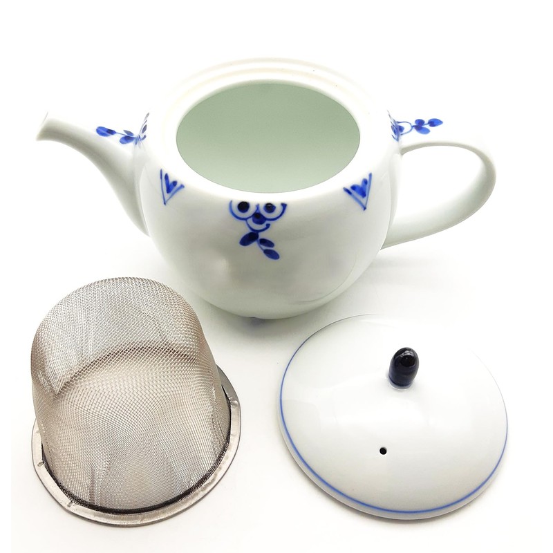 Arita Ware Teapot Teapot, Hand-Painted Kiln Sword Tip Small Flowers,