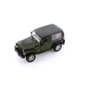 ModelToyCars 2007 Wrangler Rubicon Hardtop, Green - 22489HWG - 1/24 Scale Diecast Model Car