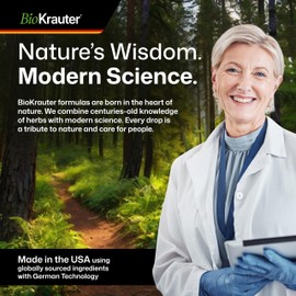 BIO KRAUTER Mullein Drops for Lungs 4 Fl. Oz - 56 Days of Supply - Pure Mullein Leaf Extract for Lung Detox & Cleanse - Vegan Respiratory Supplements - Non-GMO, No Sugar & Alcohol