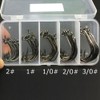 255Pcs Fishing Hooks High Carbon Steel Worm Senko Bait Jig