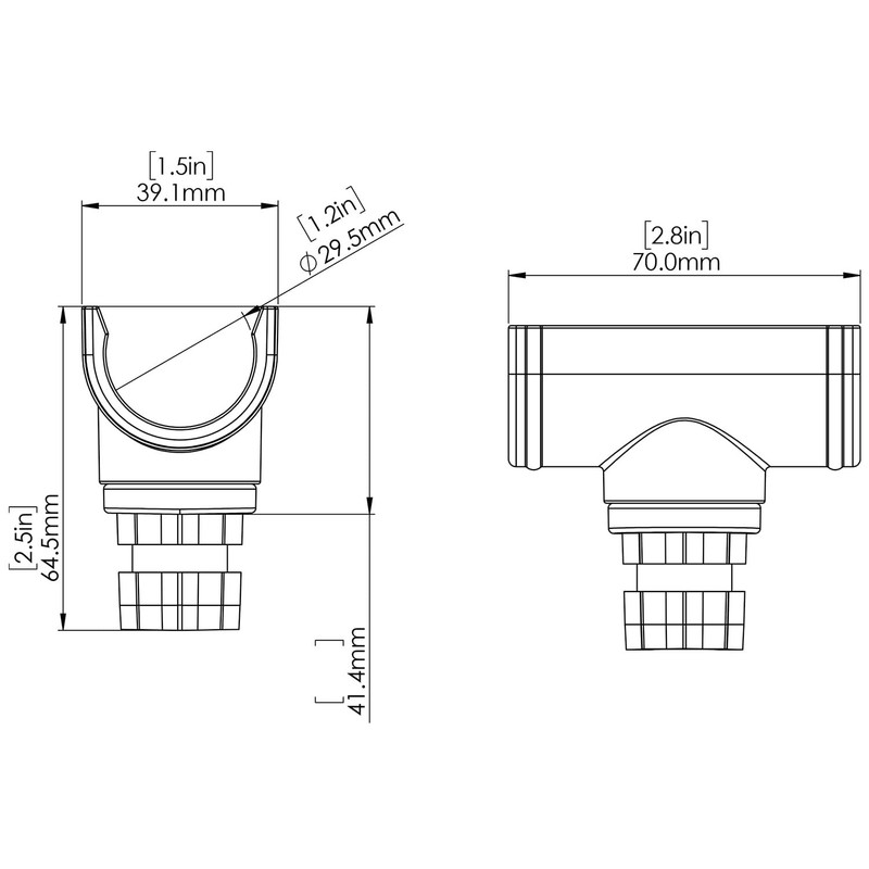 Railblaza QuickGrip Paddle Clip Star Mount - Black, 28mm