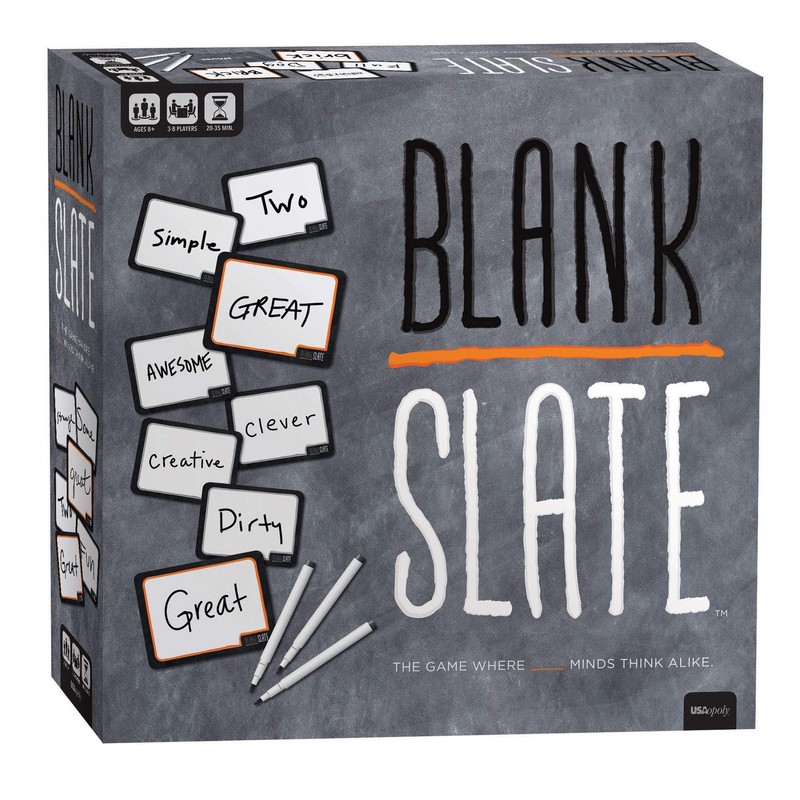 USAOPOLY BLANK SLATE, Where Great Minds Think Alike, Fun Family-Friendly